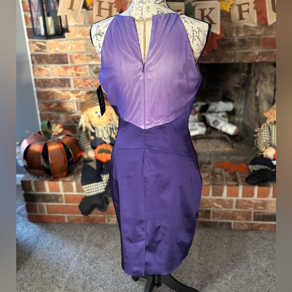 Jax Purple Backless Dress - Picture 3 of 6